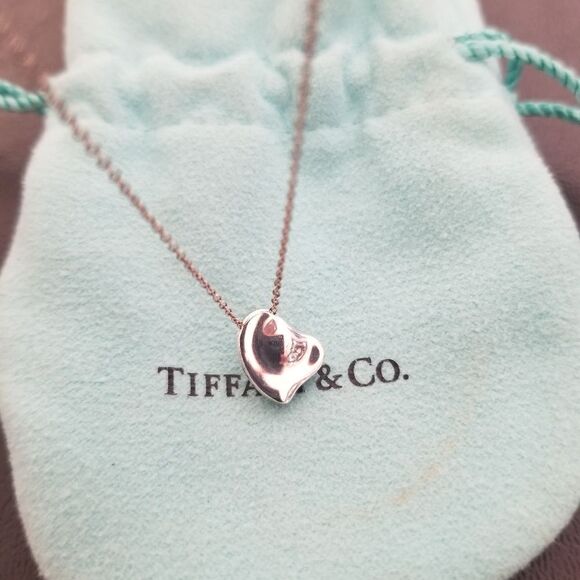 Tiffany & Co. Solid Heart Necklace - Picture 2 of 8